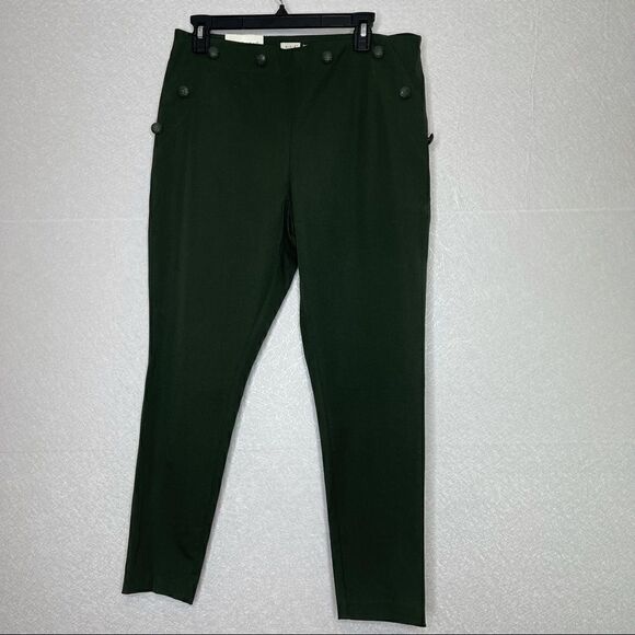A new day Target High Rise Ankle Stretch Pants Army Green 12 - Picture 1 of 7